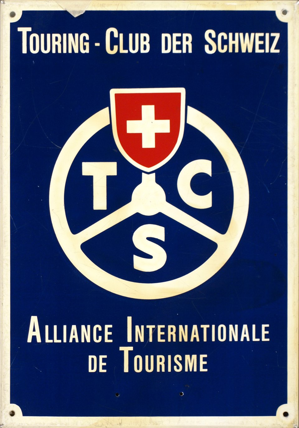 TCS, Tourind Club der Schweiz, Alliance internationale de Tourisme – Affiche ancienne – ANONYMOUS – 1960