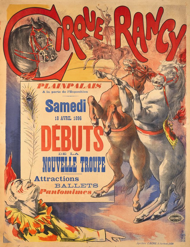 Cirque Rancy, Plainpalais Avril 1896
