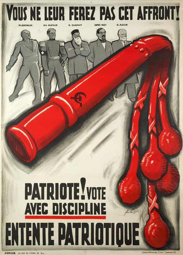 Vous ne leur ferez pas cet affront, Patriote ! Vote avec discipline Entente Patriotique