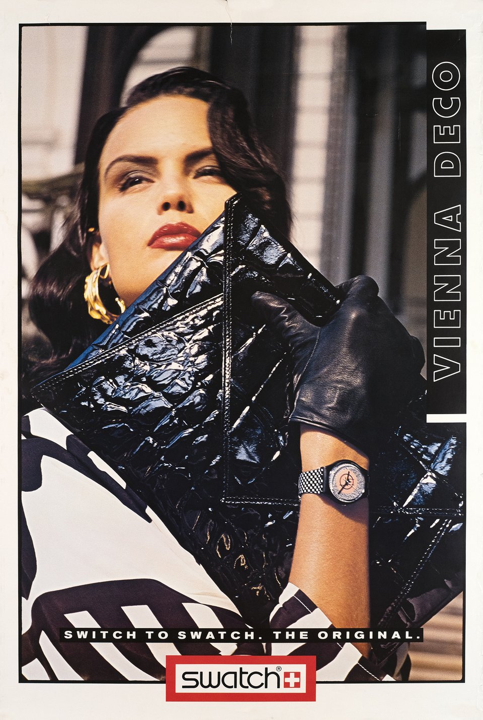 Swatch, Switch to Swatch, Vienna Deco – Vintage poster – ANONYMOUS – 1990