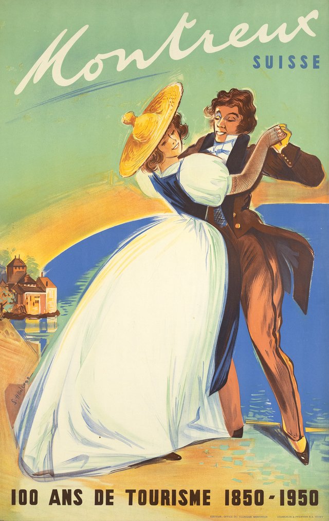 Montreux Suisse, 100 ans de tourisme 1850-1950