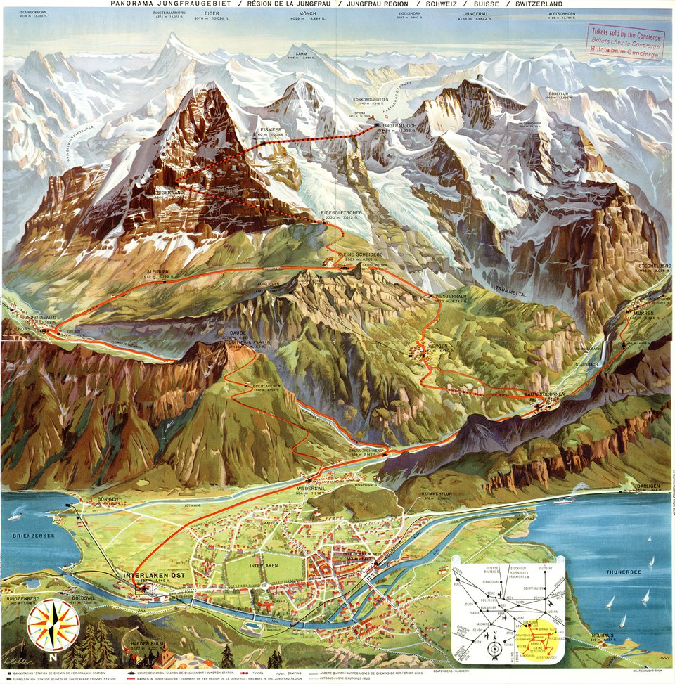 Jungfraujoch et Kleine Scheidegg, Suisse