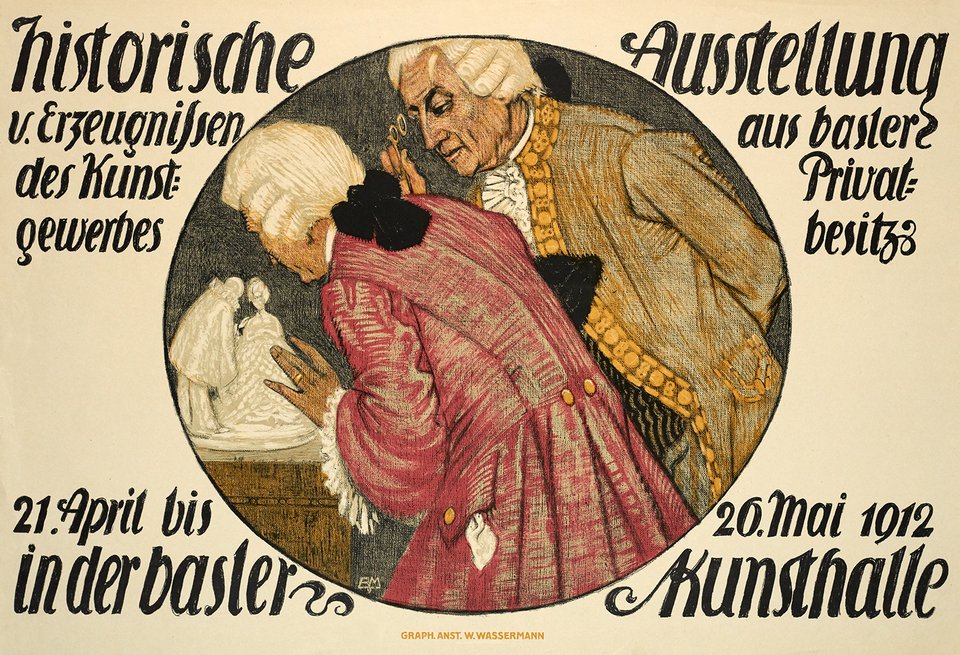 Historische Ausstellung Erzeugnissen des Kunst gewerbes – Vintage poster – Burkhard MANGOLD – 1912