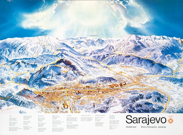 Sarajevo, Olimpijski grad, Bosna i Hercegovina, Jugoslavija