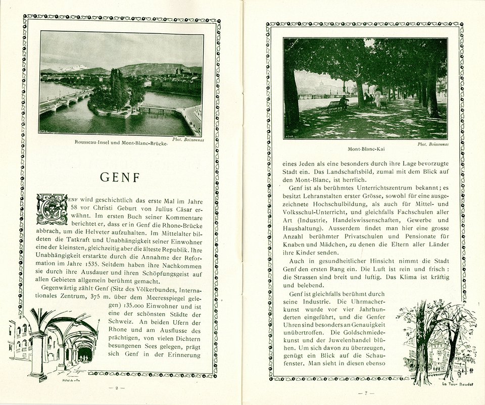 Genf, Sitz des Völkerbundes