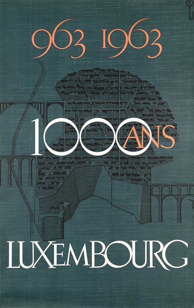 1000ans Luxembourg, 963-1963
