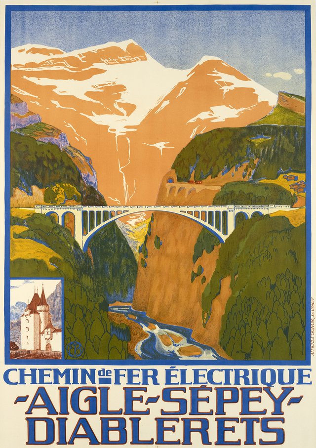 Aigle-Sépey-Diablerets, Chemin de fer électrique