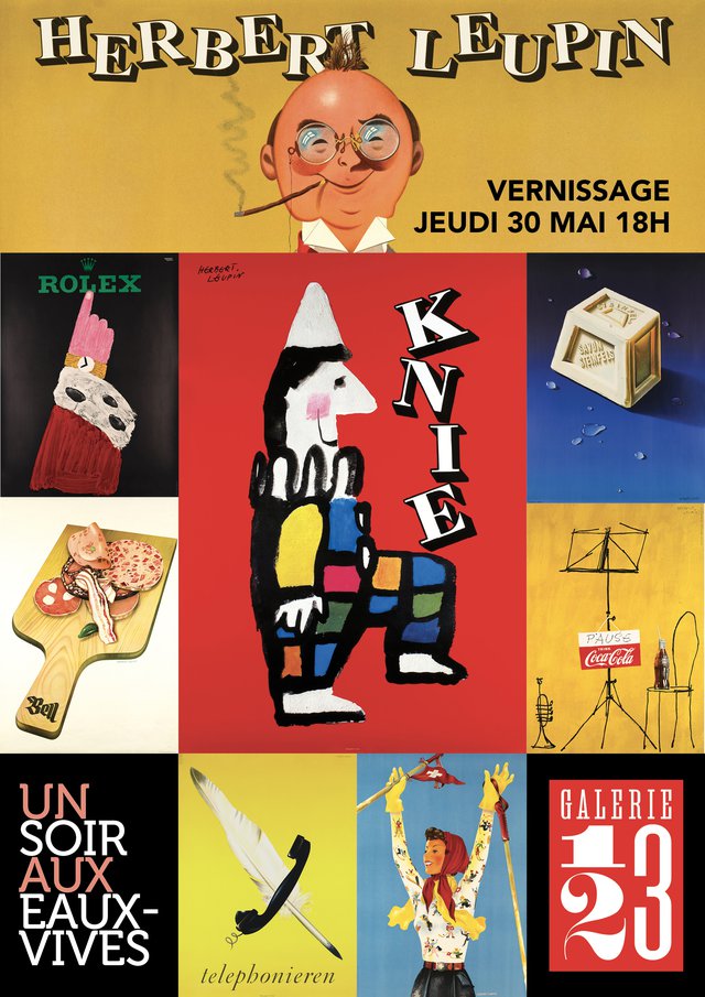 Herbert Leupin, Vernissage jeudi 30 mai 2024
