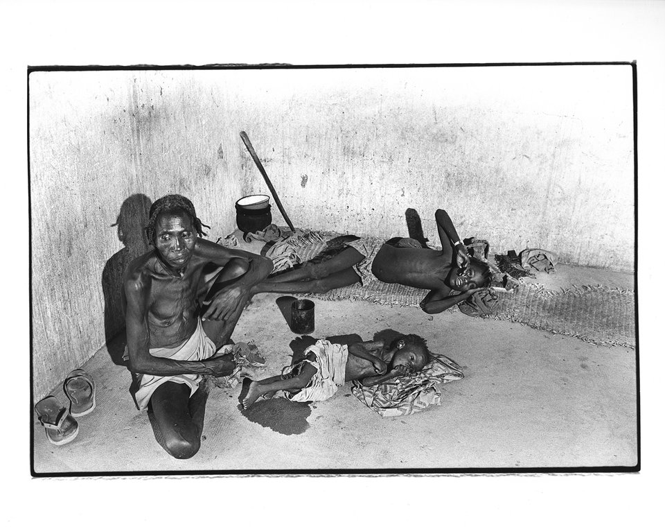 Mission CICR, hôpital de brousse, Tchad – Photographies originales – Dany GIGNOUX – 1982