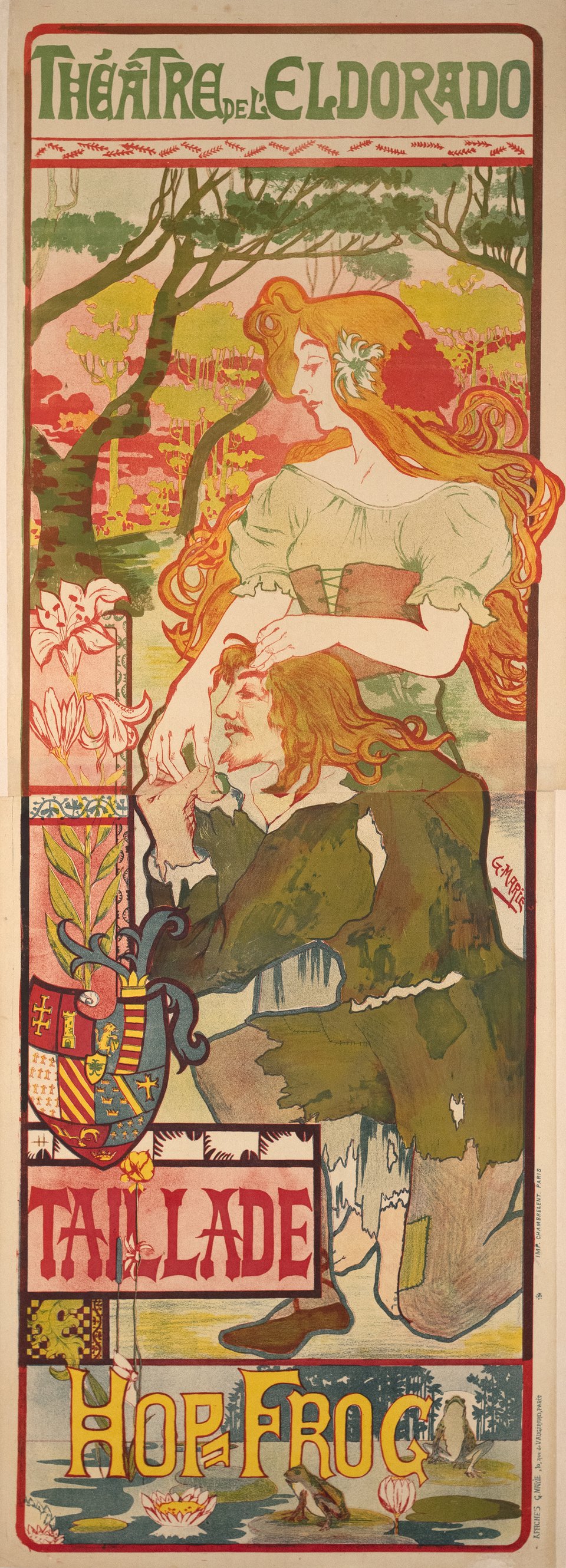 Taillade, théâtre de l'Eldorado – Vintage poster – Gustave MARIE – 1900
