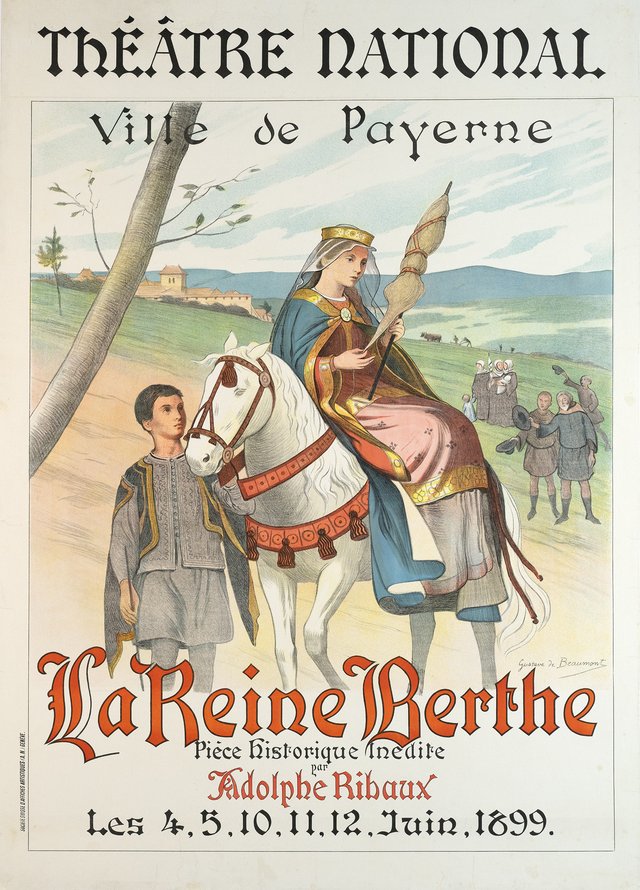 La Reine Berthe, Adolphe Ribaux