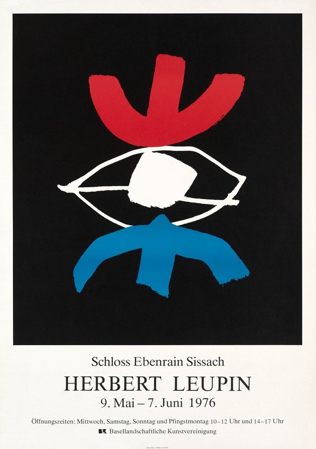 Herbert Leupin, Schloss Ebenrain Sissach, Basellandschaftliche Kunstvereinigung
