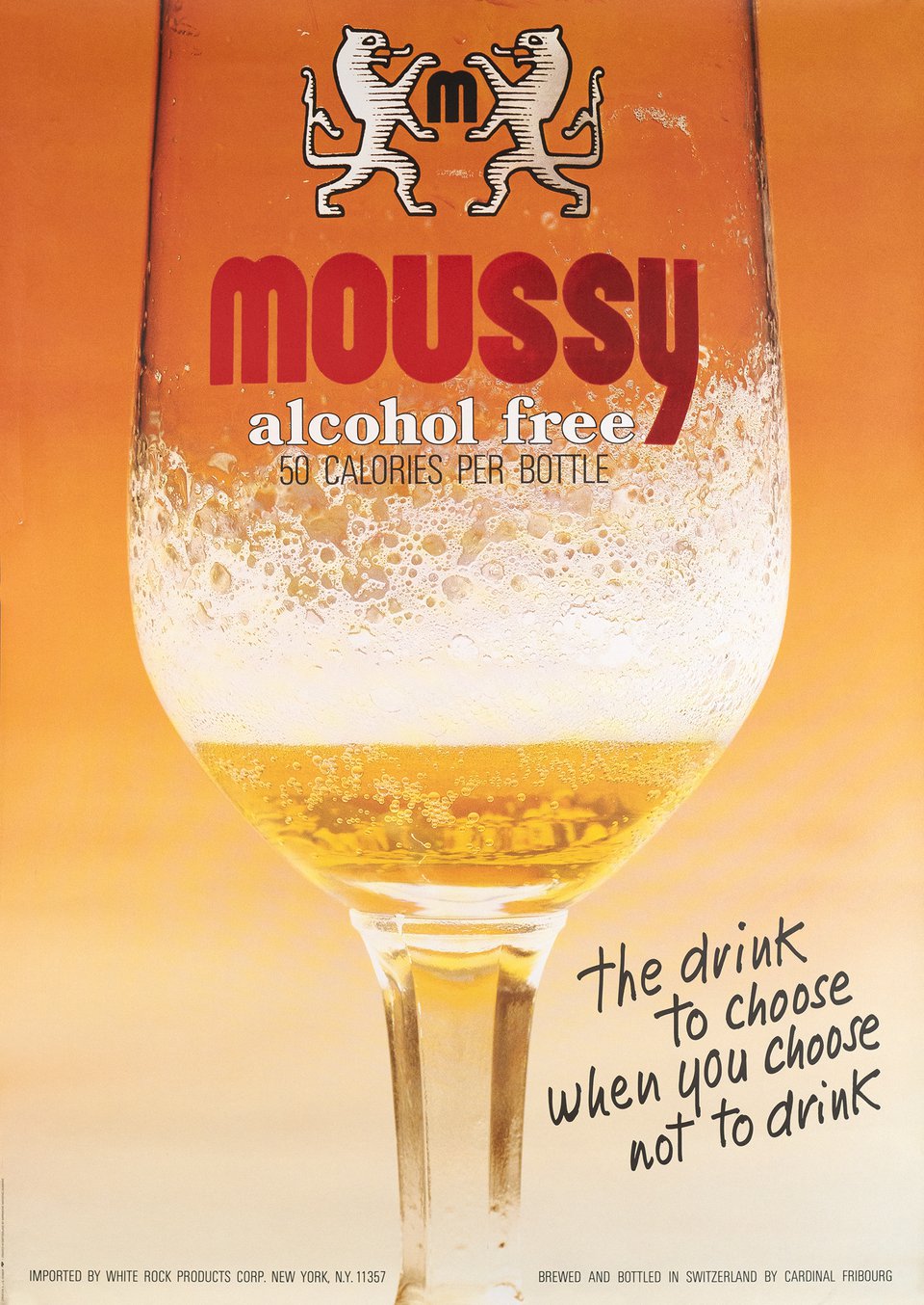 Moussy, Alcohol free – Vintage poster – Gabriel & Anne HUMAIR – 1980