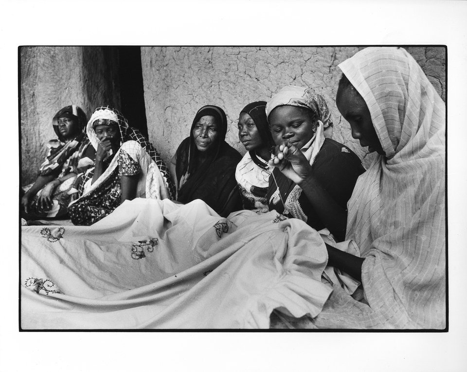 Baptême à N'Djamena, Tchad – Photographies originales – Dany GIGNOUX – 1982