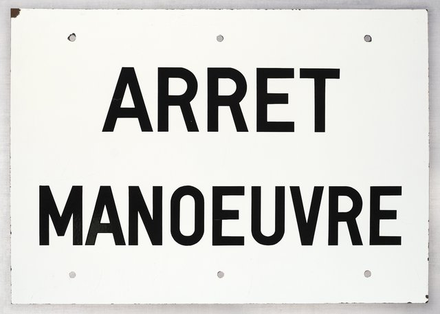 Arrêt manoeuvre