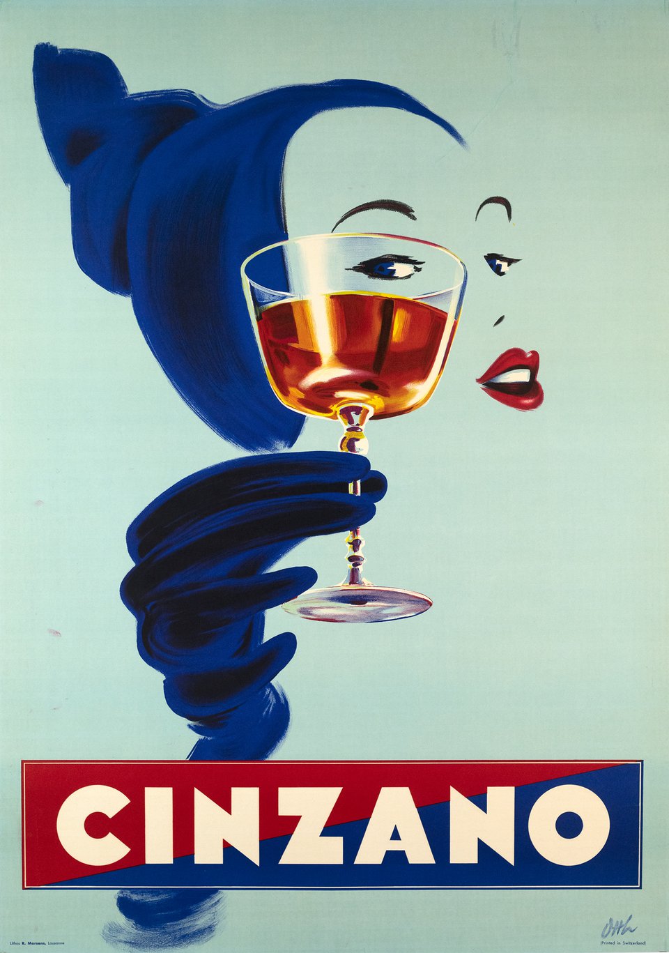 Cinzano – Vintage poster – Jean Pierre OTTH – 1951
