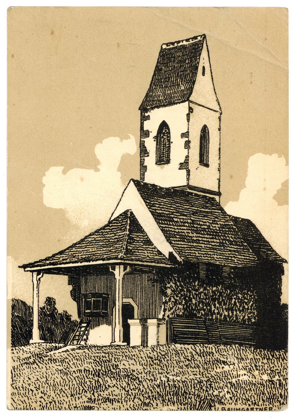 S.Dionys, Carte Mono – Vintage poster – Victor BAUMGARTNER – 1908