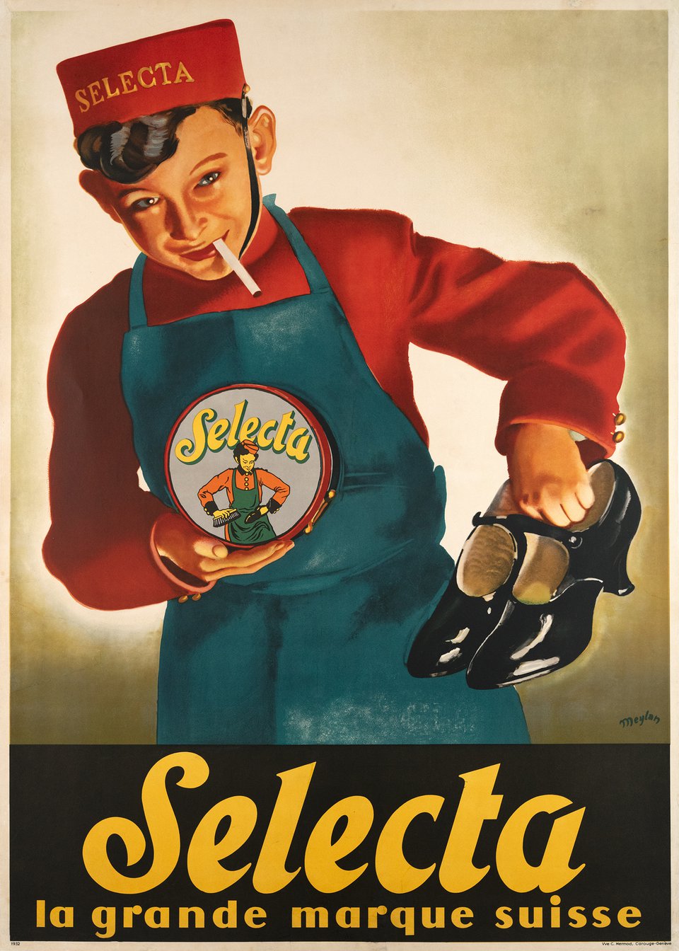 Selecta, La grande marque Suisse – Vintage poster – Henry MEYLAN – 1932