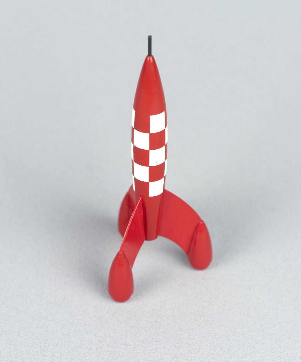 Tintin Objectif Lune, Fusée X-FLR 6, Michel Aroutcheff Diffusion