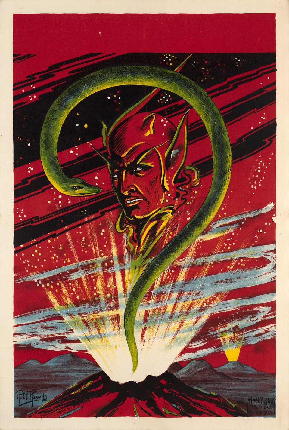 Magie – Affiche ancienne – Rolf KEMP – 1910