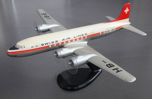 Swissair, DC-6 Agency maquette 1/50e