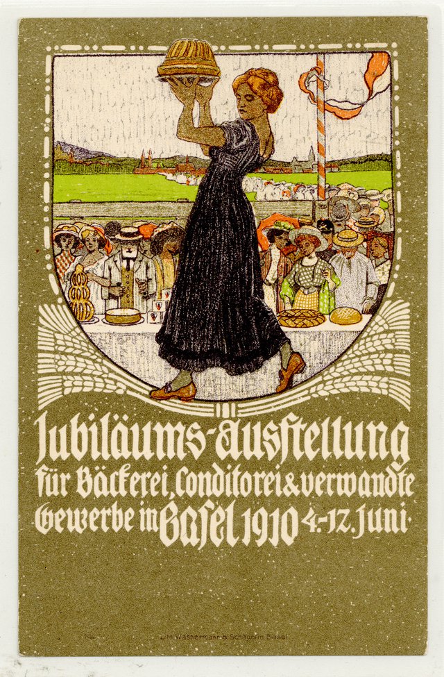 Jubiläums-Ausstellung für Bäckerei, Conditorei & verwandte Gewerbe in Basel 1910