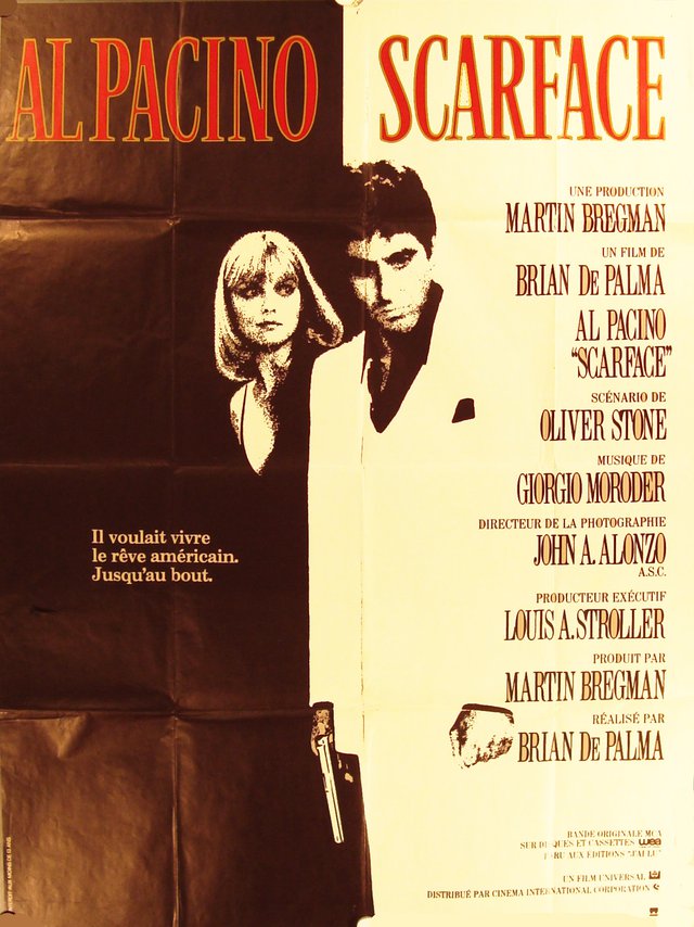 Scarface, Brian de Palma, Al Pacino & Michelle Pfeiffer