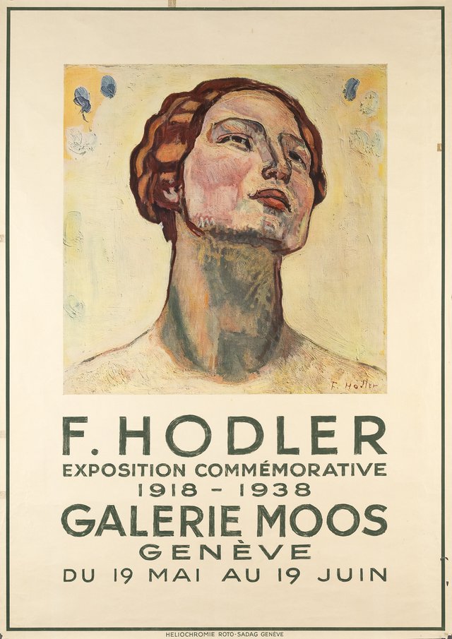 F. Hodler, Exposition commémorative, Galerie Moos, Genève