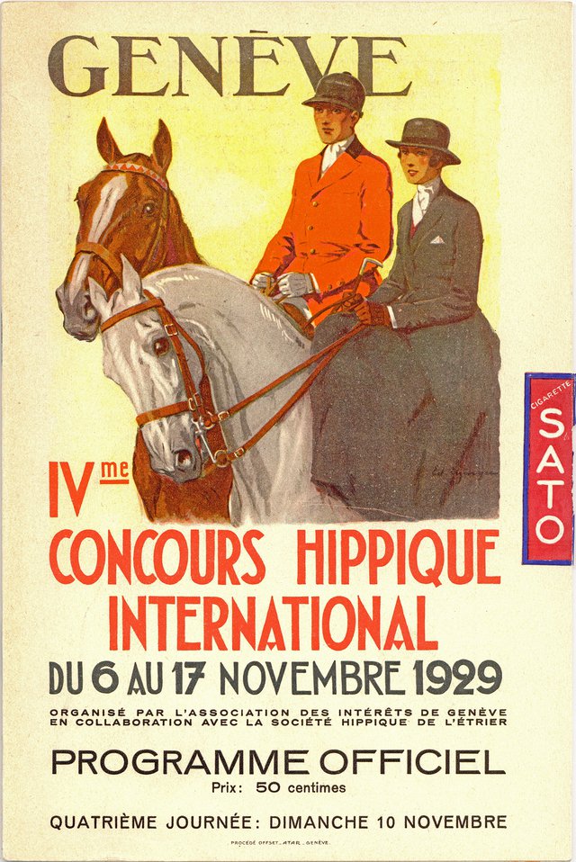 4ème concours hippique international, Genève