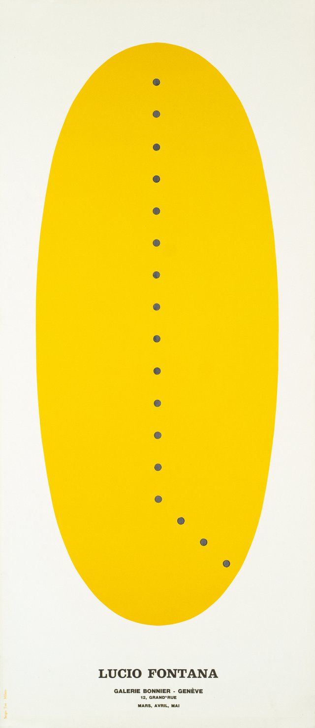 Lucio Fontana, Galerie Bonnier, Genève