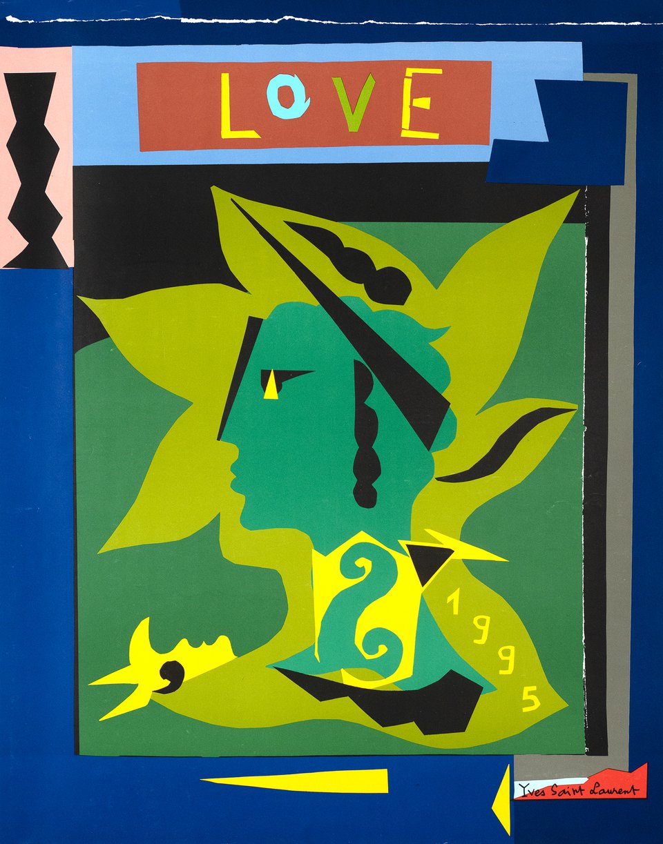 Yves saint laurent poster love cheap
