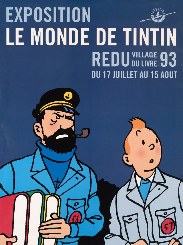 Exposition Le monde de Tintin, Village du livre, Redu