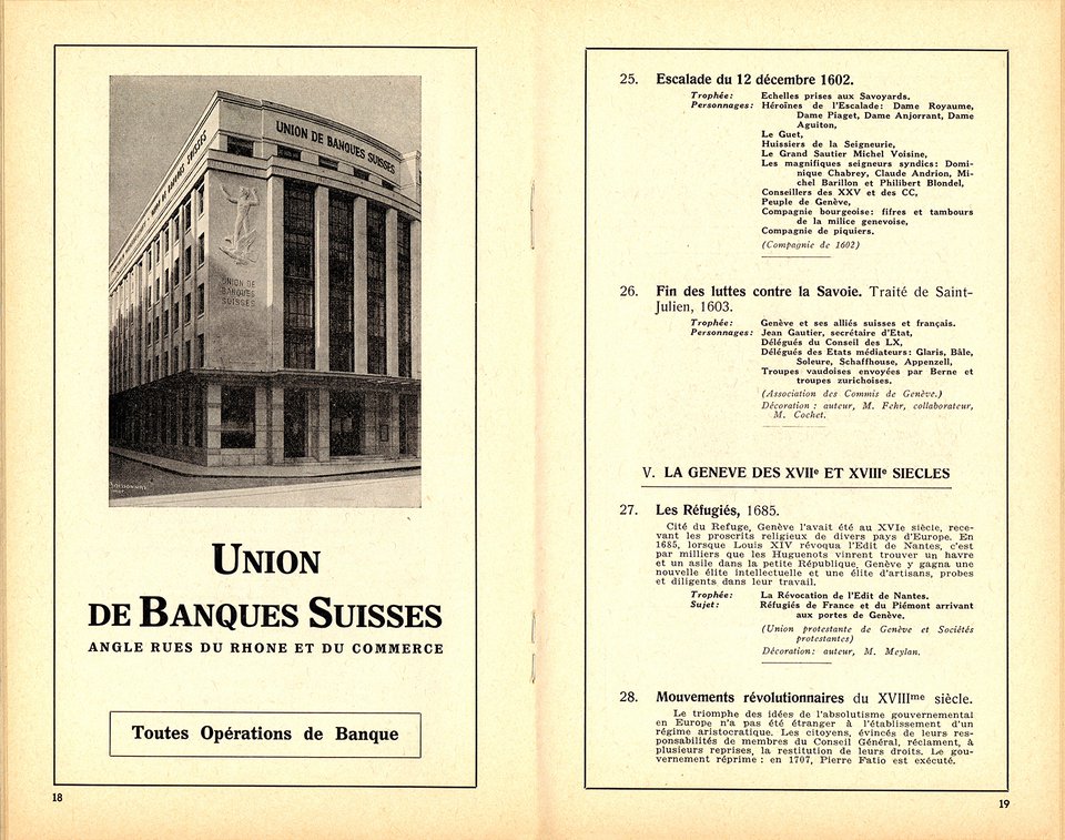 Cortège historique 4 & 5 juillet Genève