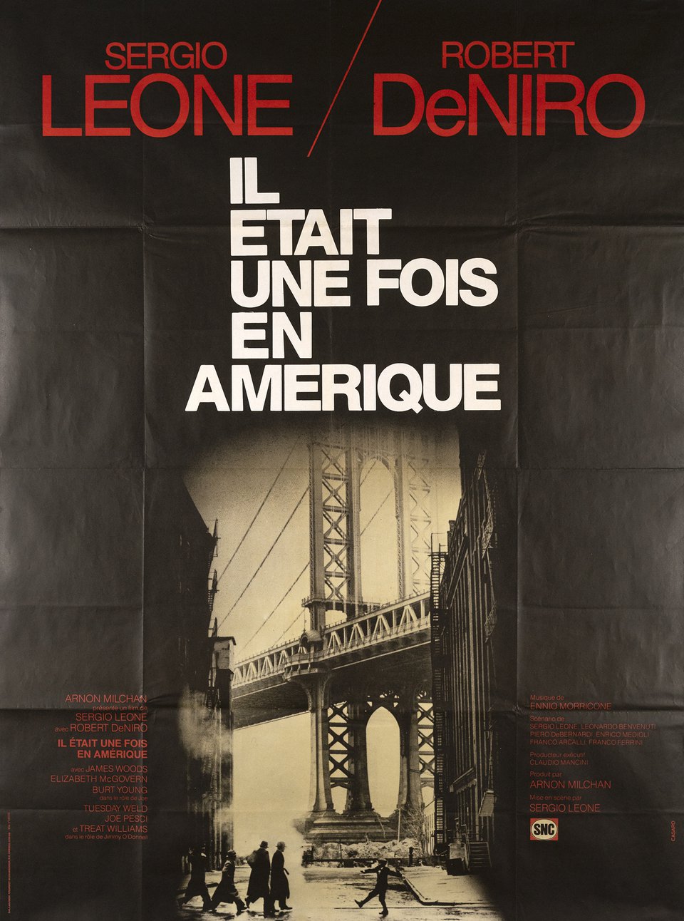 Il était une fois en Amérique – Affiche ancienne – ANONYMOUS – 1984
