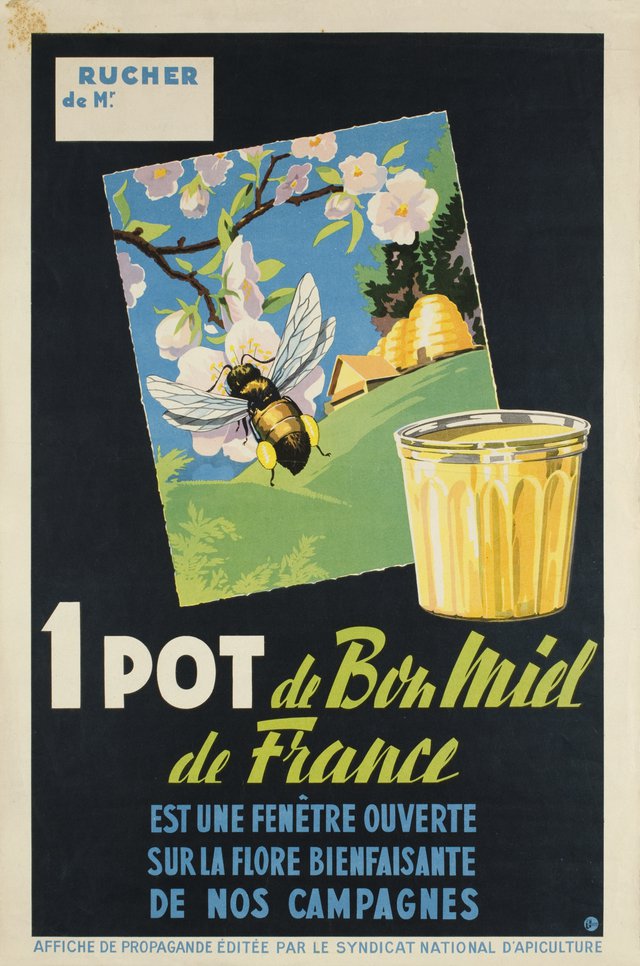 1 pot de bon miel de France...