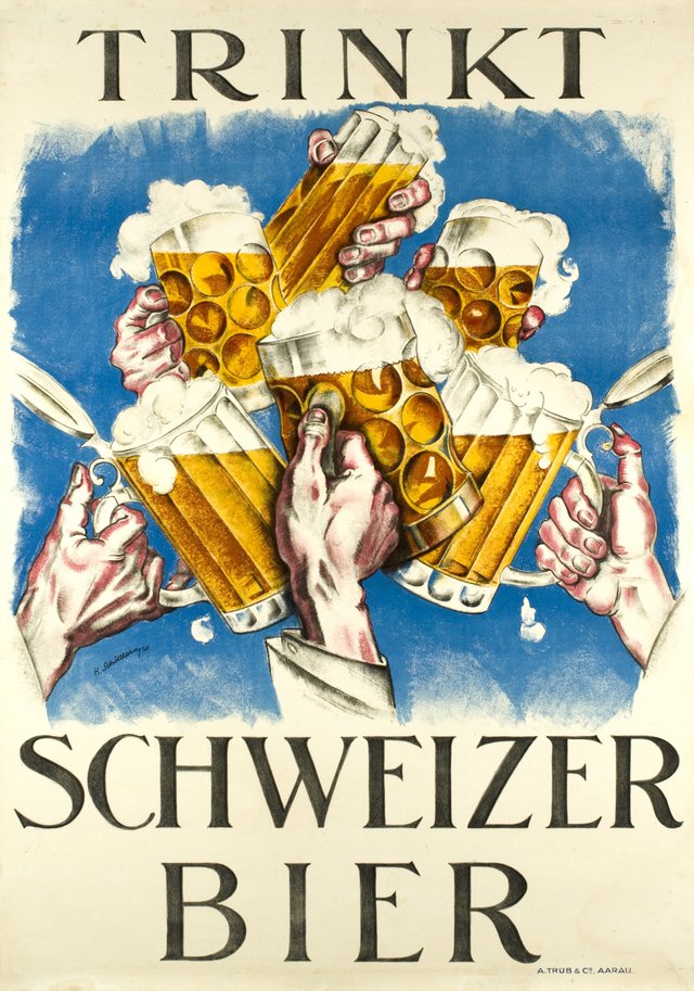 Trinkt Schweizer bier