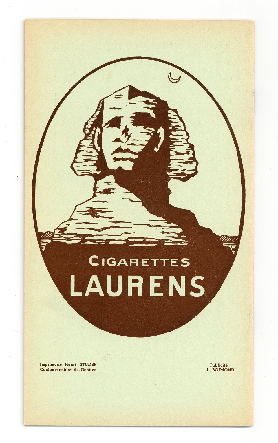 Cigarettes Laurens – Vintage poster – ANONYMOUS – 1946