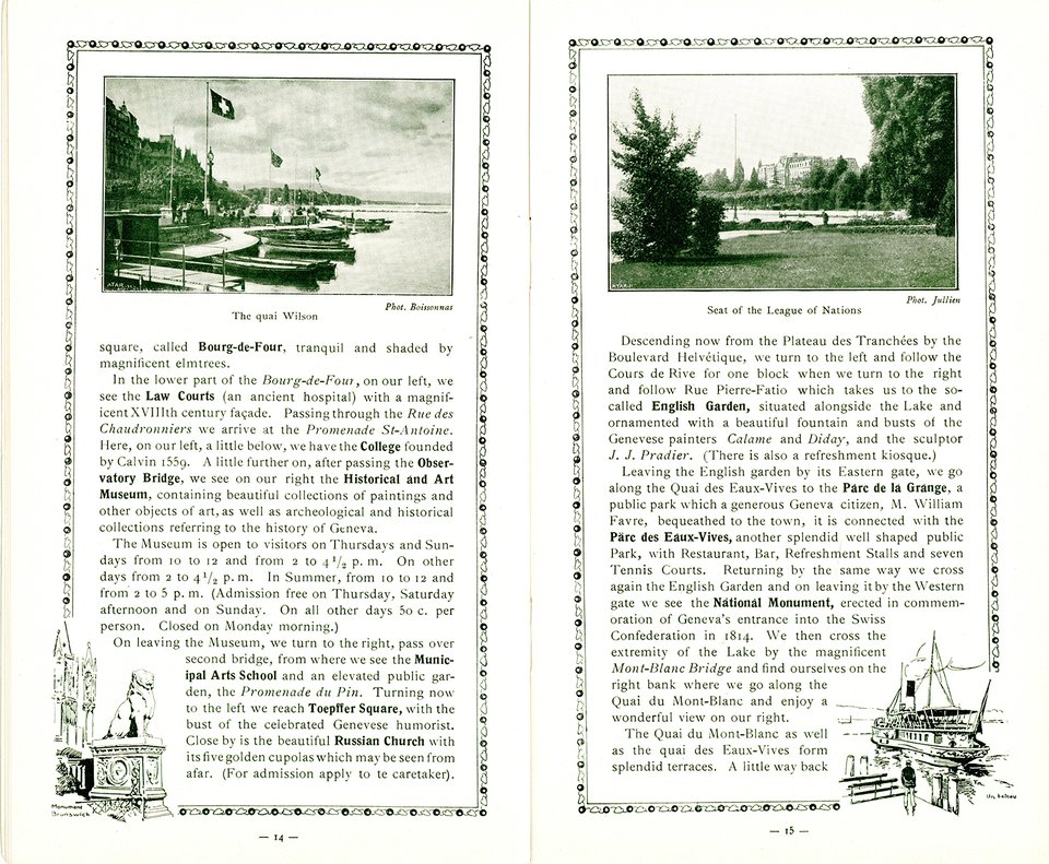 Geneva, Seat of the League of Nations