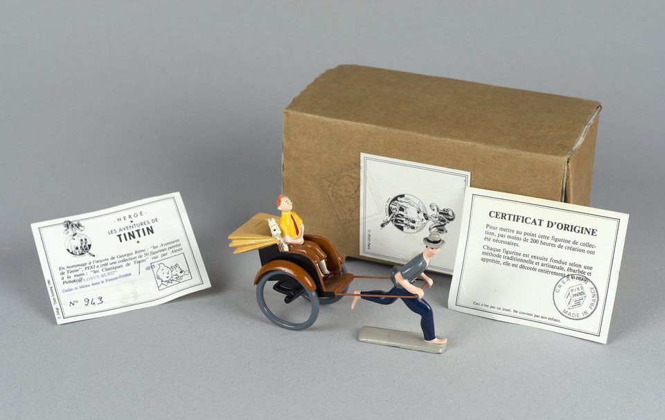 Le Lotus Bleu, Tintin et Milou dans le Pousse-Pousse, Les Classiques de Tintin, Pixi