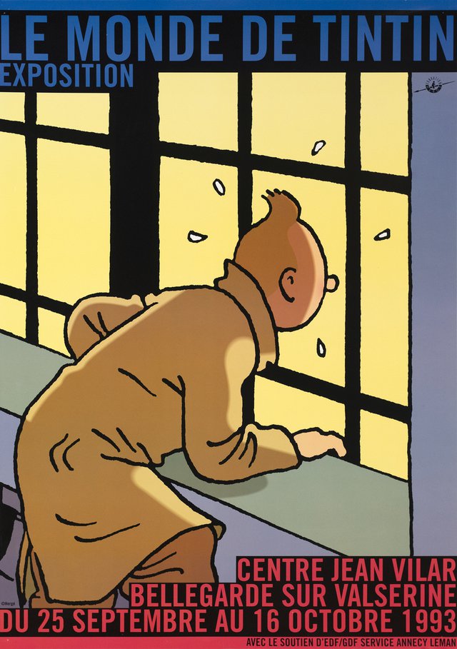 Le monde de Tintin, Exposition, Centre Jean Vilar, Bellegarde sur Valserine
