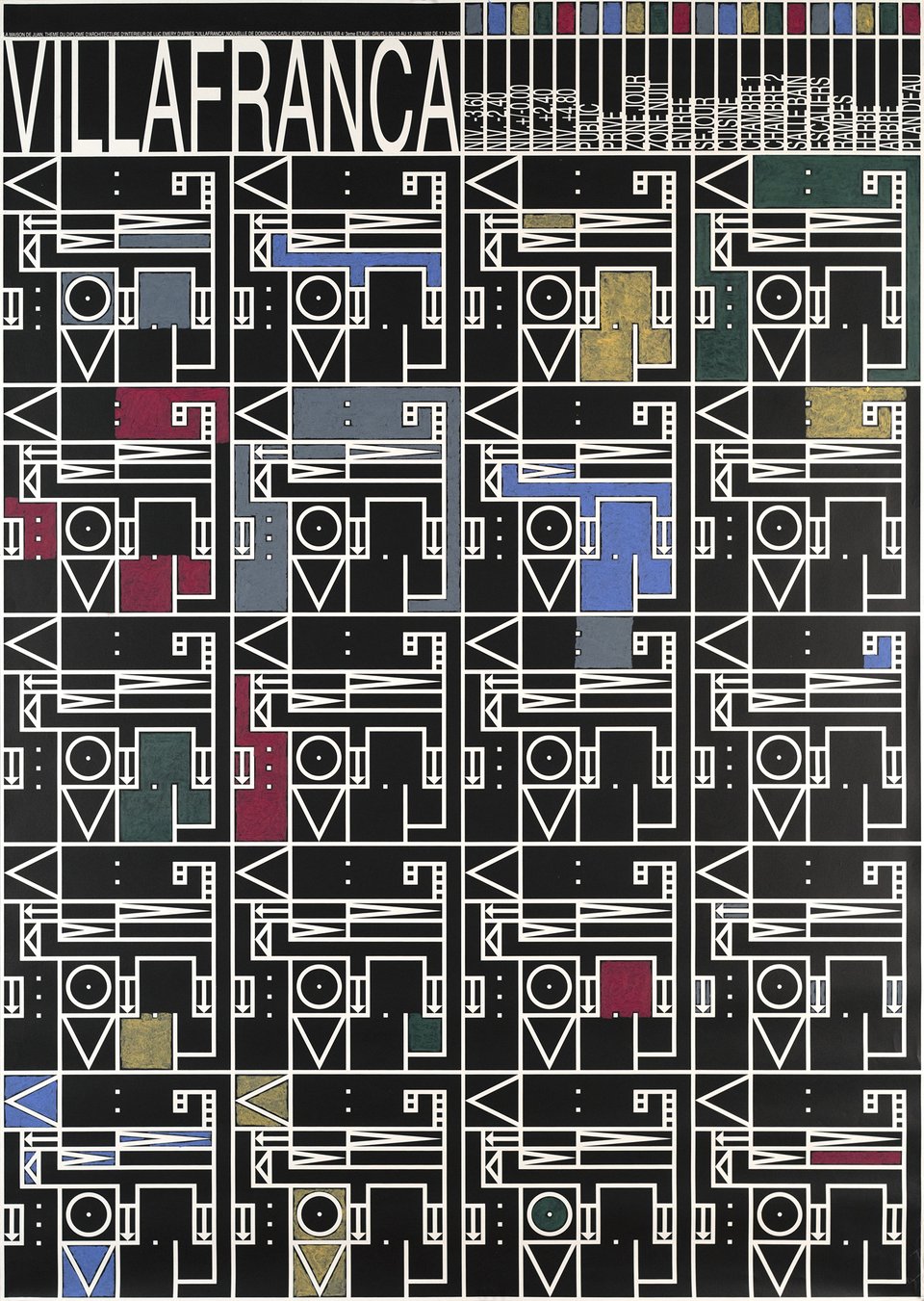 VillaFranca, La maison de Juan – Affiche ancienne – ANONYMOUS – 1992