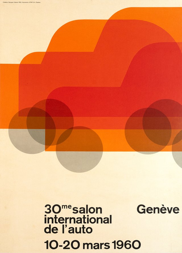 Genève, 30ème Salon International de l'Auto, 1960