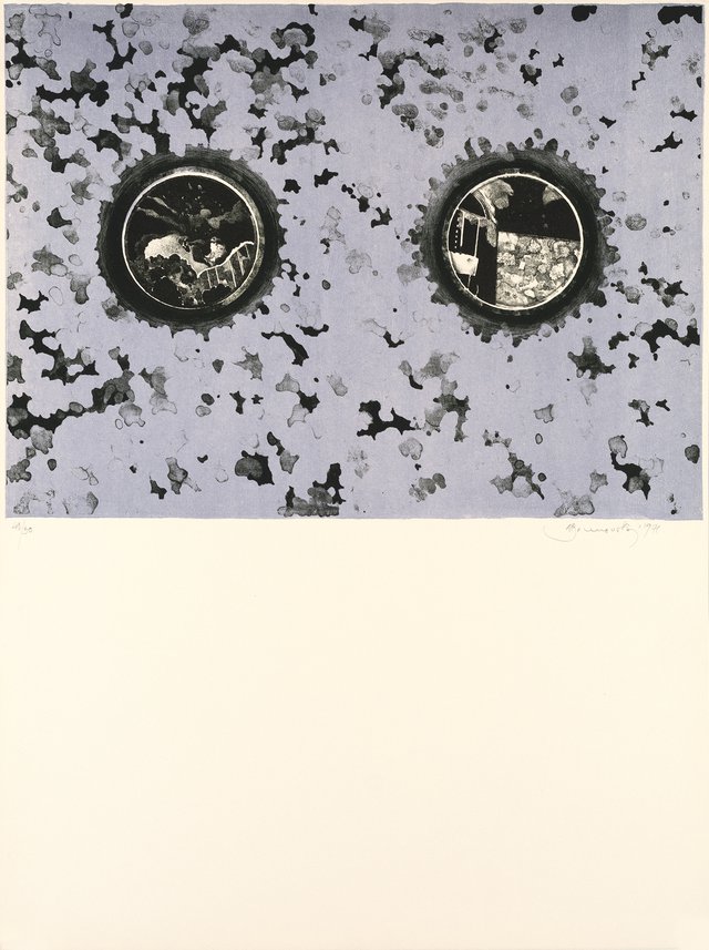 Adventures of mind, Hand signed and numbered lithograph