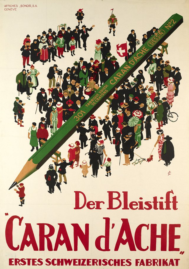 Der Bleistift " Caran d'Ache", Erstes Schweizerisches Fabrikat
