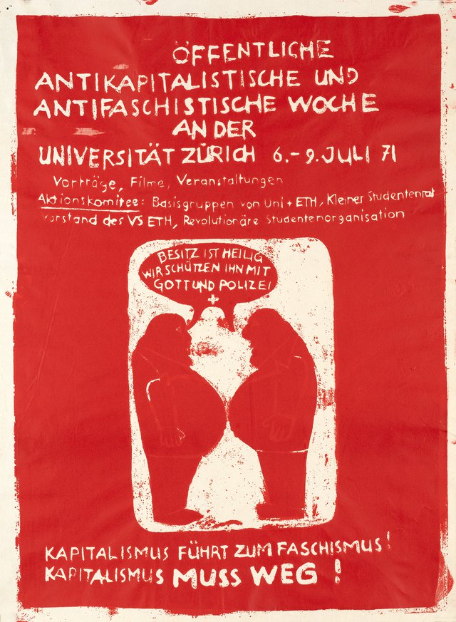 Öffentliche Antikapitalistische und Antifaschistische Woche an der Universität Zürich