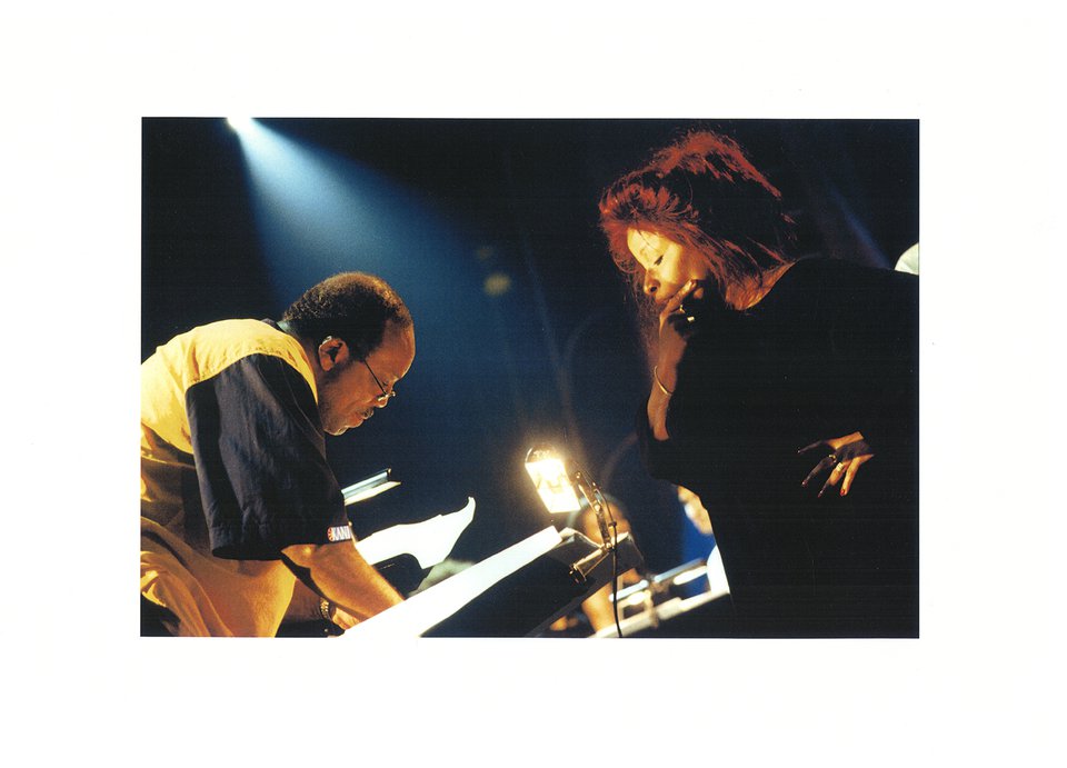 Quincy Jones & Chaka Khan, Montreux – Original photographs – Dany GIGNOUX – 1996