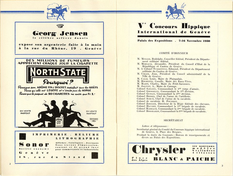 5ème concours hippique international, Genève