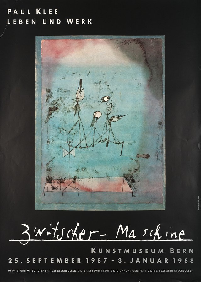 Zwitscher-Maschine, Paul Klee, Leben und Werk, Kunstmuseum Bern