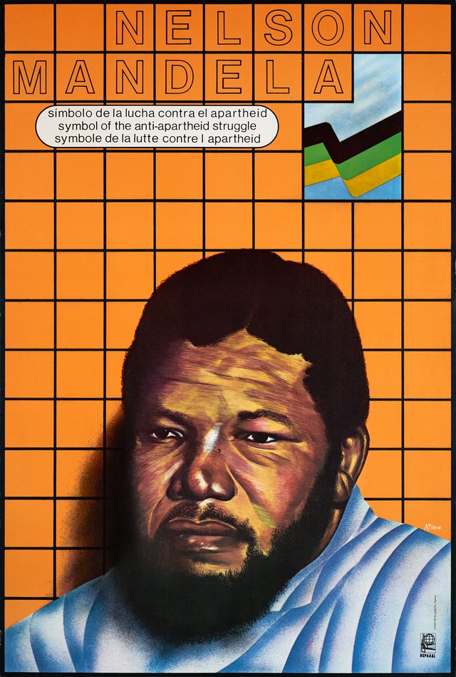 OSPAAAL, Nelson Mandela, Symbole de la lutte contre l'Apartheid