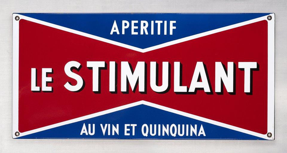 Apéritif Le Stimulant, Au Vin et Quinquina – Affiche ancienne – ANONYMOUS – 1960